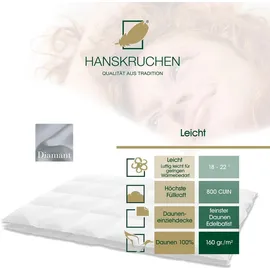 HANSKRUCHEN Diamant Leicht 155 x 220 cm