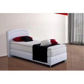 Westfalia Schlafkomfort Boxspringbett 104 x 210 cm Weiß