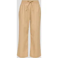 S.Oliver Culotte aus Baumwolle mit Elastikbund und Tunnelzug beige 46