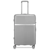 Roncato Airglam 4 Rollen Trolley M 68 cm mit Dehnfalte grigio perla