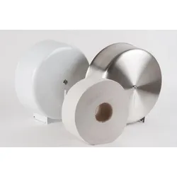SemyTop Jumbo Toilettenpapier 6 Rollen, 2-lagig, geprägt, Recycling, rec. weiß, Ø28cm,7,5er Kern