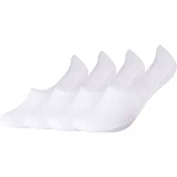 Füßlinge CAMANO, Herren, Gr. 39 (42), weiß, Baumwollmischung, unifarben, elastisch, Socken, mit Silikonstreifen für sicheren Halt