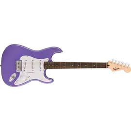 Fender Squier Sonic Stratocaster E-Gitarre, Ultraviolet, Lorbeer-Griffbrett, weißes Schlagbrett
