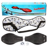 FunTomia Waveboard Waveboard mit Mach1 ABEC-9 Kugellager, LED Rollen & Tragetasche