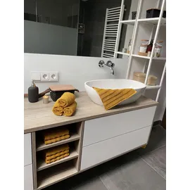 ZOLLNER Handtuchset 30 x 50 cm senfgelb 10-tlg.