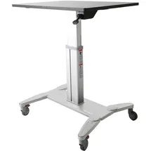 Startech StarTech.com Mobiler Sitz-/Steh-Arbeitsplatz mit 80cm Arbeitsfläche - Höhenverstellbar Steh Schreibtisch