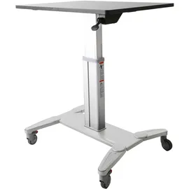 Startech StarTech.com Mobiler Sitz-/Steh-Arbeitsplatz mit 80cm Arbeitsfläche - Höhenverstellbar Steh Schreibtisch