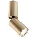 Maytoni Deckenleuchte Deckenlampe Esszimmerleuchte 1 flammig Alu Gold GU10 schwenkbar