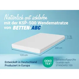 Betten-ABC KSP-500 7-Zonen Kaltschaum 120 x 200 cm H2/H3