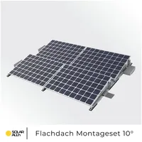 Solar ALLin Flachdach Montagesystem für Solaranlagen mit 4 Modulen,