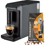 Tchibo Esperto mini Kaffeevollautomat Grau inkl. Kaffeeprobierset