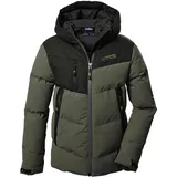 KILLTEC Jungen Steppjacke/Winterjacke mit Kapuze KOW 376 BYS QLTD JCKT, moos, 116,