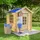 TIMBELA Spielhaus M570M-1 Blau/Natur