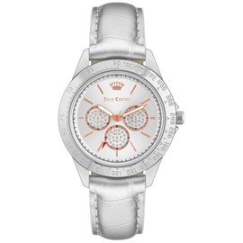 Juicy Couture Uhr JC/1221SVSI Damen Armbanduhr Silber