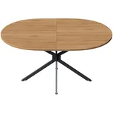 Okwish Esstisch, Natur, Holzwerkstoff, 120x75.5x80 cm, Esszimmer, Tische, Esstische