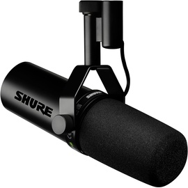 Shure SM7dB Dynamisches Sprach-und Gesangsmikrofon mit integriertem Vorverstärker für Rundfunk, Podcast und Aufnahmen, breiter Frequenzbereich, Warmer und weicher Klang - Schwarz