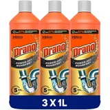 Drano Rohrreiniger Extra Stark Gel 3 x 1 l