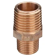 Viega Rotguss Doppelnippel, reduziert 3/4" x 1/2"