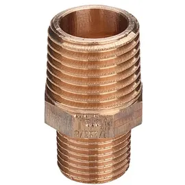 Viega Rotguss Doppelnippel, reduziert 3/4" x 1/2"
