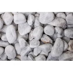 Splitt Carrara Marmor getrommelt 750 kg Big Bag 25-40 mm