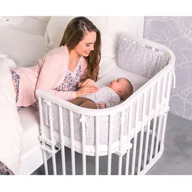 babybay Maxi Beistellbett seidenmatt weiß