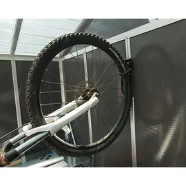 CANOPIA Fahrradwandhalterung vertikaler Fahrradaufhänger schwarz