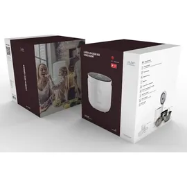 Lauben Low Sugar Rice Cooker mit Low-Sugar-Funktion, Fassungsvermögen 1,5l, verzögerter Start, Warmhalten, Antihaftbeschichtung, (White)