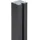 Floraworld Zaunpfahl 7 x 265 cm Schwarz/Aluminium