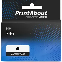 Druckerpatrone kompatibel mit HP 746 (P2V83A) - Mattschwarz