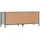 vidaXL Schuhregal 131 x 50 x 35 cm grau / grau