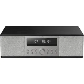 PEAQ PDR 290 DAB+ Radio mit CD, DAB+/FM, DAB+, FM, Bluetooth, Schwarz/Silber