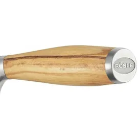 Rösle Artesano Brotmesser 22 cm Olivenholz, Wellenschliff, ergonomischer Griff, antibakteriell, korrosionsbeständig