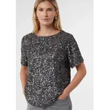 Comma, Blusenshirt mit Pailletten 44