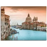 ARTland Wandbild »Venedig Canal Grande I«, Italien, (1 St.), als Alubild, Outdoorbild, Leinwandbild, Poster, Wandaufkleber, braun