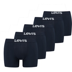 Levis Herren Boxershort SOLID BASIC BOXER 5er Pack in L Blau