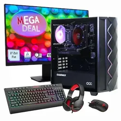 Hyrican MegaDeal Gaming-PC Diamond BK SET2515 7394 + MSI PRO MP273A + Maus, Tastatur & Headset