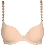 Marie Jo Tom unterlegter BH in unifarbenem Design, Beige, 75A,