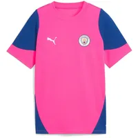 Puma Mcfc Training Jersey Jr fluro pink pes-vivid blue