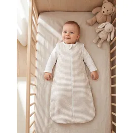 TupTam Baby Schlafsack TUPTAM Beige Streifenmuster 56