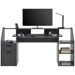 Gamingtisch Zocker 1 in Materafarben