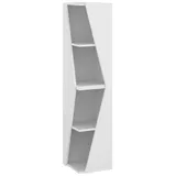 Vicco Badschrank Weiß, 3 Ablagen