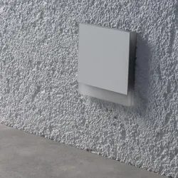 LED Treppenleuchte IP44 eckig weiß - Lichtfarbe: Warmweiß 1,5W - Lichtaustritt: ...