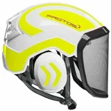 Pfanner Protos Integral Arborist Forsthelm G16 F39 alle 24 Farben Schutzhelm KWF - Weiß-Neongelb