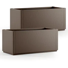 CASARIA Ethica 80 x 36 x 36 cm Braun Komplettset