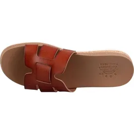 SKECHERS Desert Kiss Low Peak Look Schiebe-Sandalen, Chestnut, 37