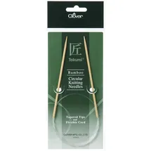 Clover Rundstricknadel Bambus Takumi 100 cm 4 mm