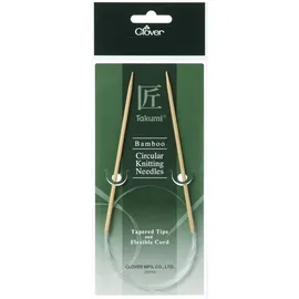 Clover Rundstricknadel Bambus Takumi 100 cm 4 mm
