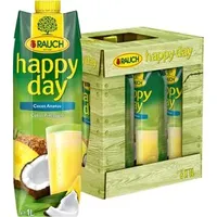 RAUCH Saft Happy Day Cocos Ananas, je 1 Liter, 6 Stück