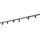 Briloner Rail Komplettset, 6x GU10 Spots schwenkbar, Einspeisung, Lichtschienensystem Decke, Strahler Schiene, Deckenlampe, Deckenleuchte, Spotlight, 2,25m, Schwarz
