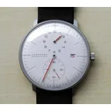 JUNGHANS 27/4493.02 max bill Herrenuhr Regulator Bauhaus mit Lederband